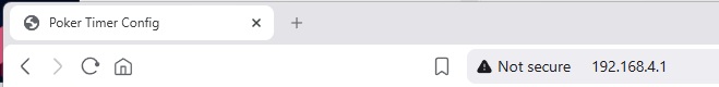 Browsing to http://192.168.4.1