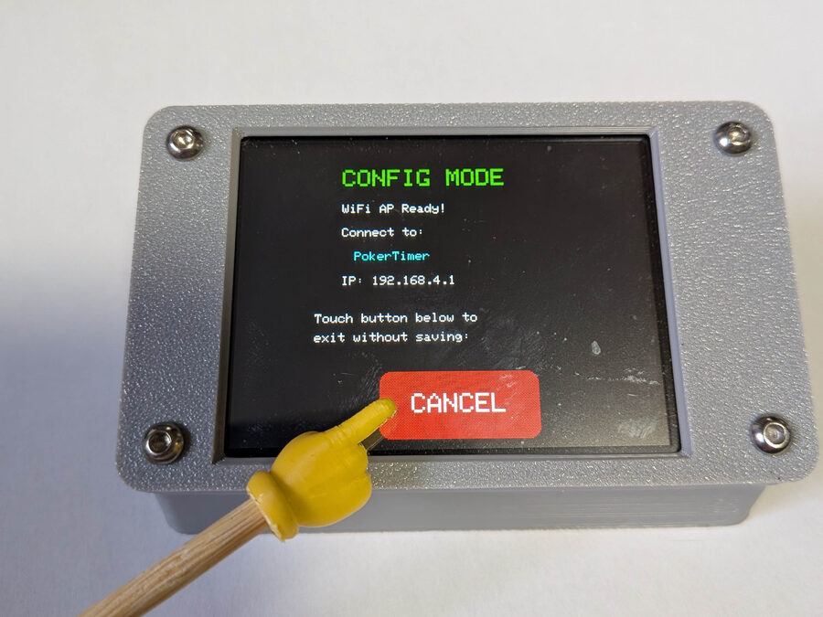Cancel access point mode